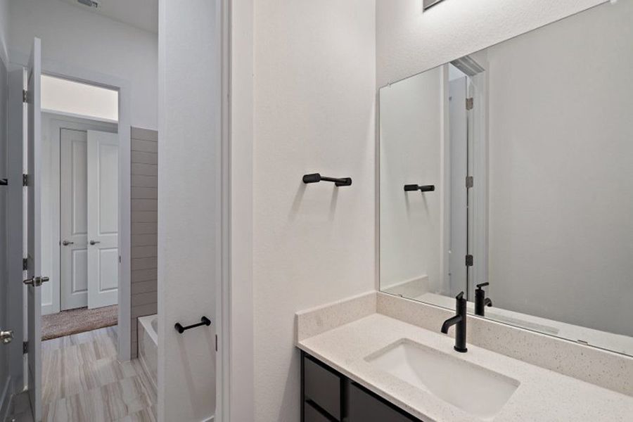 Representative furnished interior of a home built from the Glacier by Pacesetter Homes in Easton Park, Austin (Image 8). Representative furnished interior of a home built from the Glacier by Pacesetter Homes in Easton Park, Austin (Image 8).