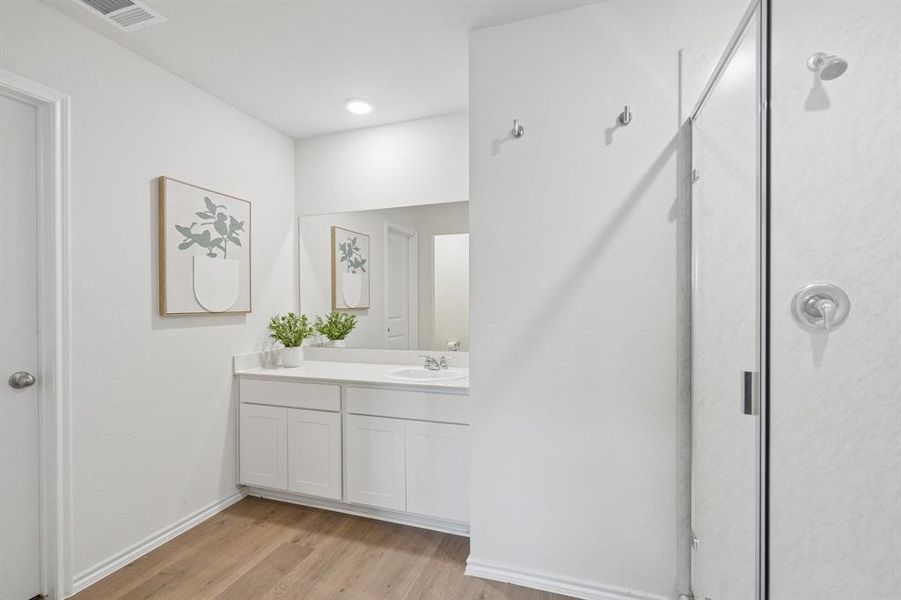Furnished interior view inside a new home in Frontier Pointe, Princeton (Image 19).