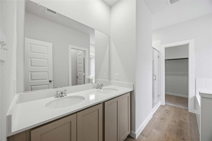 Furnished interior view inside a new home in Bluebonnet Village, Bellville (Image 4). Furnished interior view inside a new home in Bluebonnet Village, Bellville (Image 4).