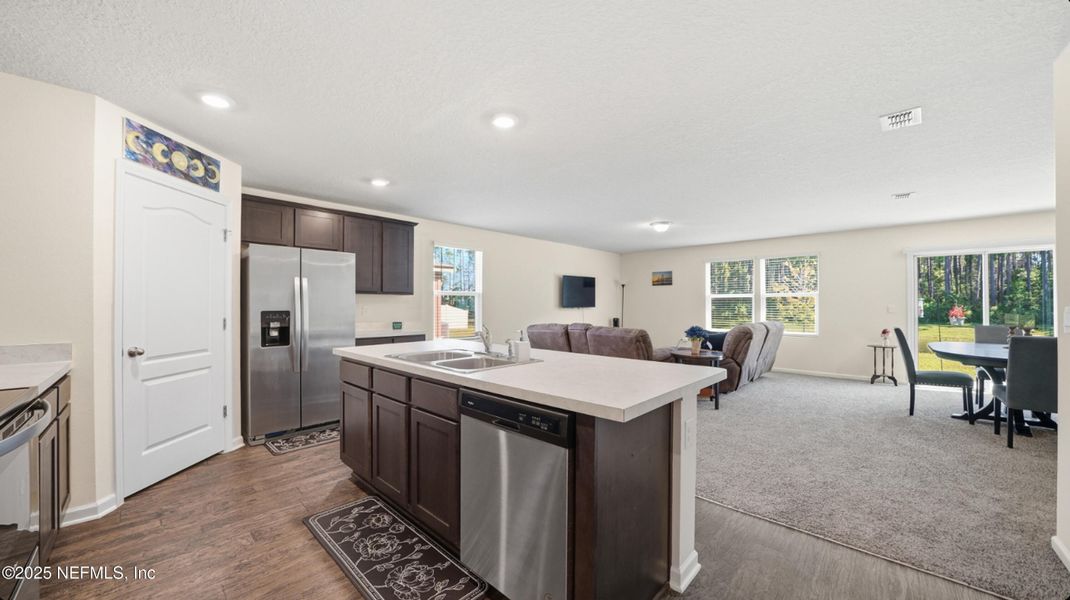 Furnished interior view inside a new home in River Glen Express, Yulee (Image 11).