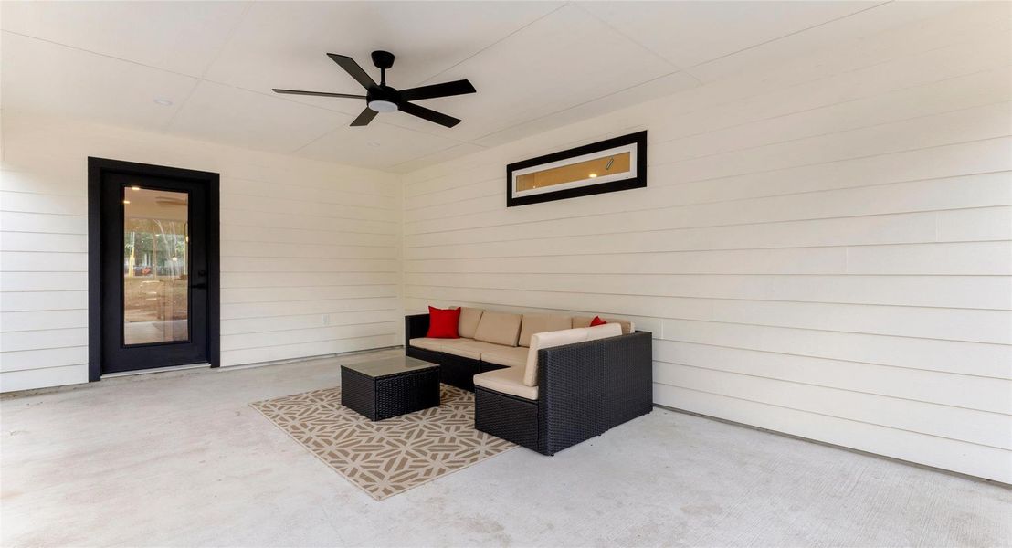 Exterior details and patio area of a home in , Bastrop (Image 4).