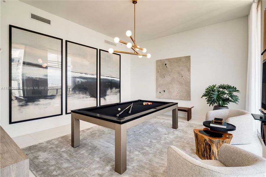 Furnished interior view inside a new home in Mr. C Residences, Miami (Image 31).