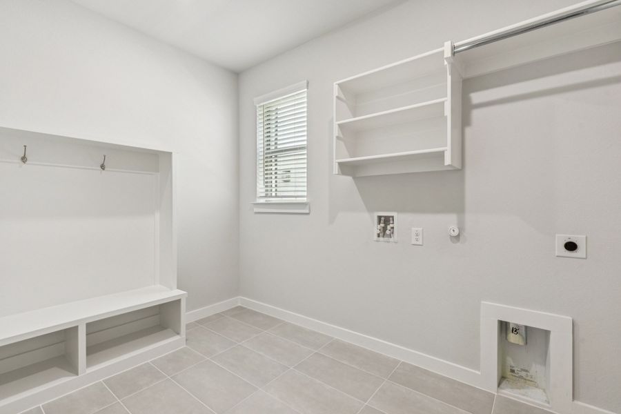Utility Room in the Mercury home plan by Trophy Signature Homes – REPRESENTATIVE PHOTO Utility Room in the Mercury home plan by Trophy Signature Homes – REPRESENTATIVE PHOTO