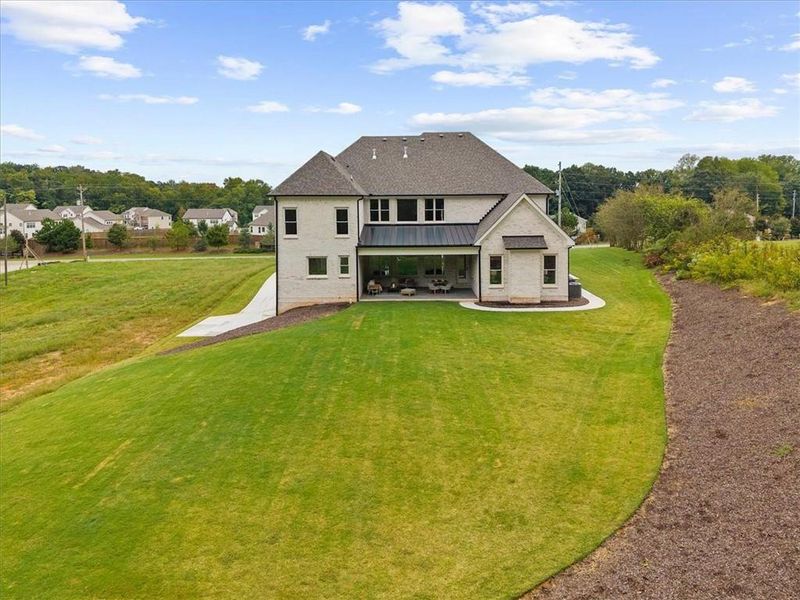 Exterior details and patio area of a home in , Canton (Image 34).
