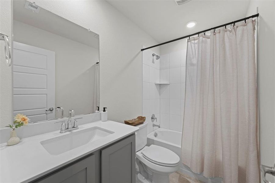 Furnished interior view inside a new home in , Aubrey (Image 5).