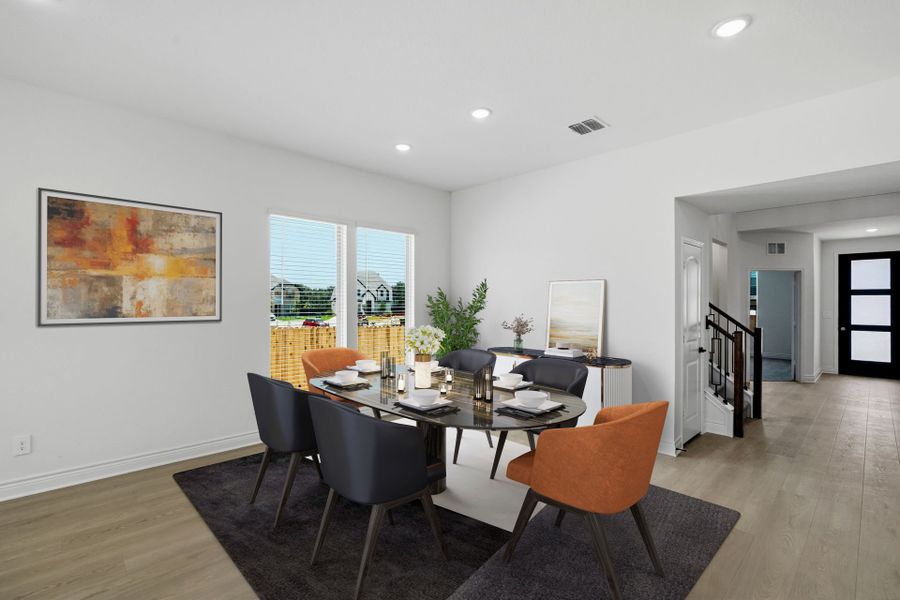 Representative furnished interior of a home built from the Wheeler by Pulte Homes in Corley Farms, Boerne (Image 7).