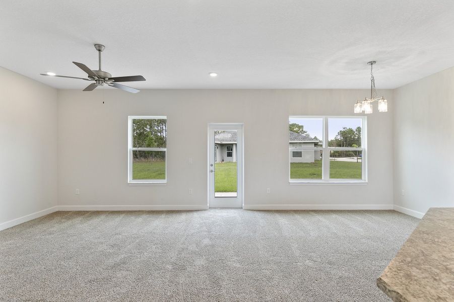 Representative unfurnished interior of a home built from the 2705 by Adams Homes in Winding Oaks, Weeki Wachee (Image 16).