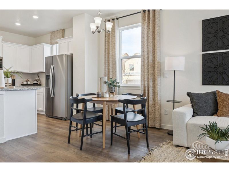 Furnished interior view inside a new home in Settlers Crossing, Commerce City (Image 13).