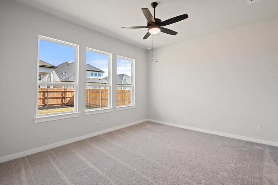 Spacious, unfurnished interior of a new home in Arbor Collection at Heritage, Dripping Springs (Image 29). Spacious, unfurnished interior of a new home in Arbor Collection at Heritage, Dripping Springs (Image 29).