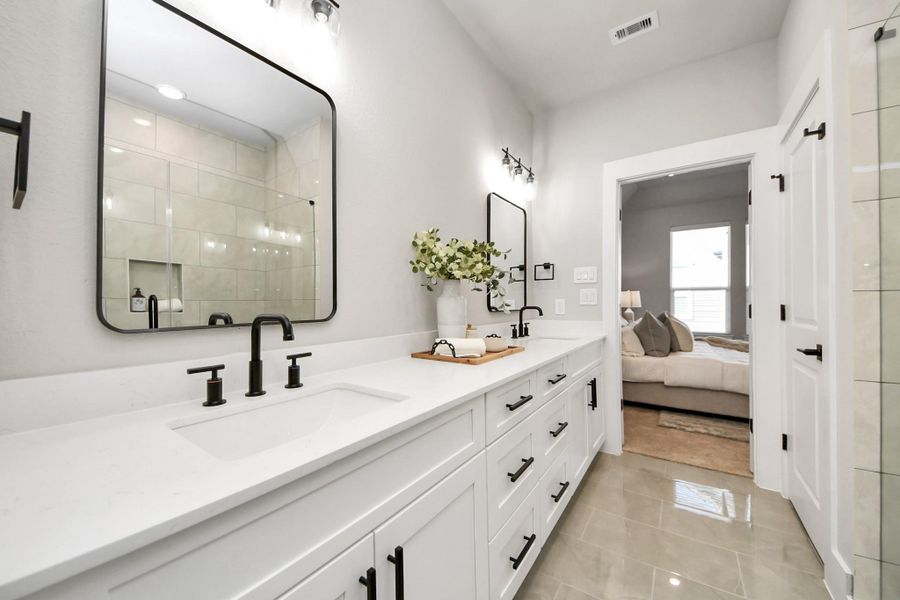 Furnished interior view inside a new home in , Houston (Image 5). Furnished interior view inside a new home in , Houston (Image 5).