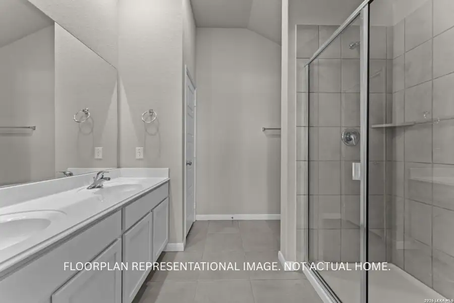Furnished interior view inside a new home in Agave, San Antonio (Image 11).