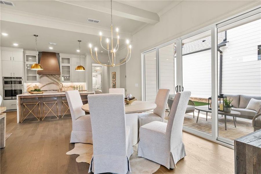 Furnished interior view inside a new home in Aberdeen, Hoschton (Image 12).