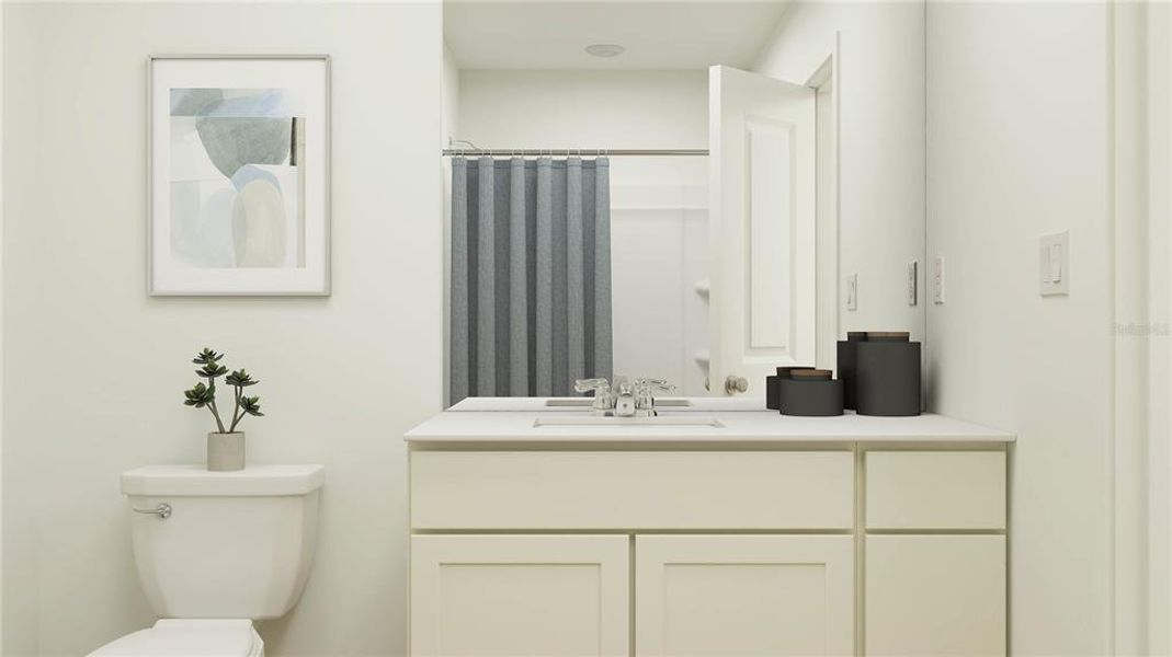 Furnished interior view inside a new home in , Davenport (Image 13).