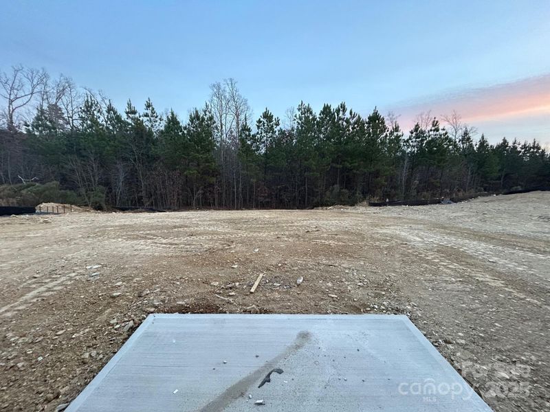 Backyard *Sod not laid yet