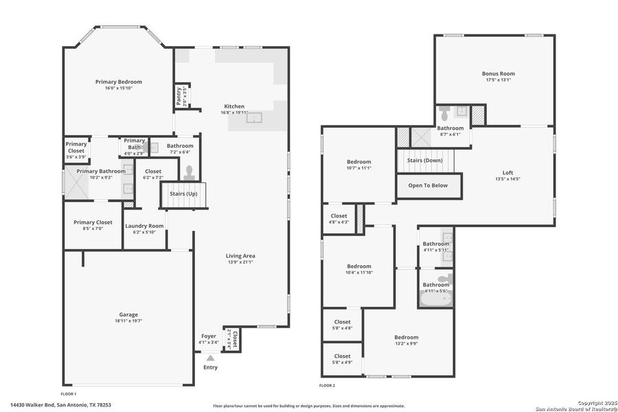 2D floor plan layout of this home in Thomas Pond, San Antonio, TX (Image 5). 2D floor plan layout of this home in Thomas Pond, San Antonio, TX (Image 5).