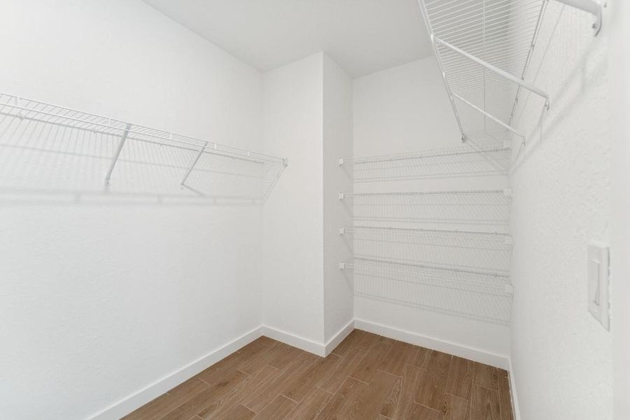 Primary Suite Walk-in Closet