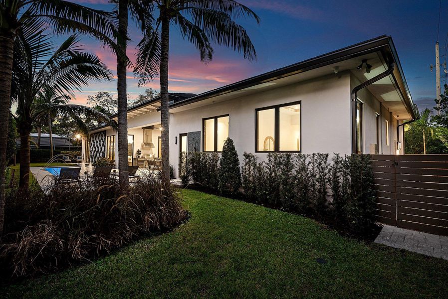 Exterior details and patio area of a home in , Boca Raton (Image 22). Exterior details and patio area of a home in , Boca Raton (Image 22).
