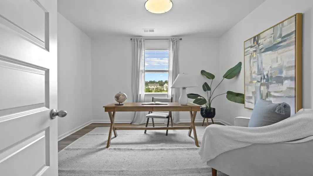 Furnished interior view inside a new home in The Pines at New Hampstead, Bloomingdale (Image 25).