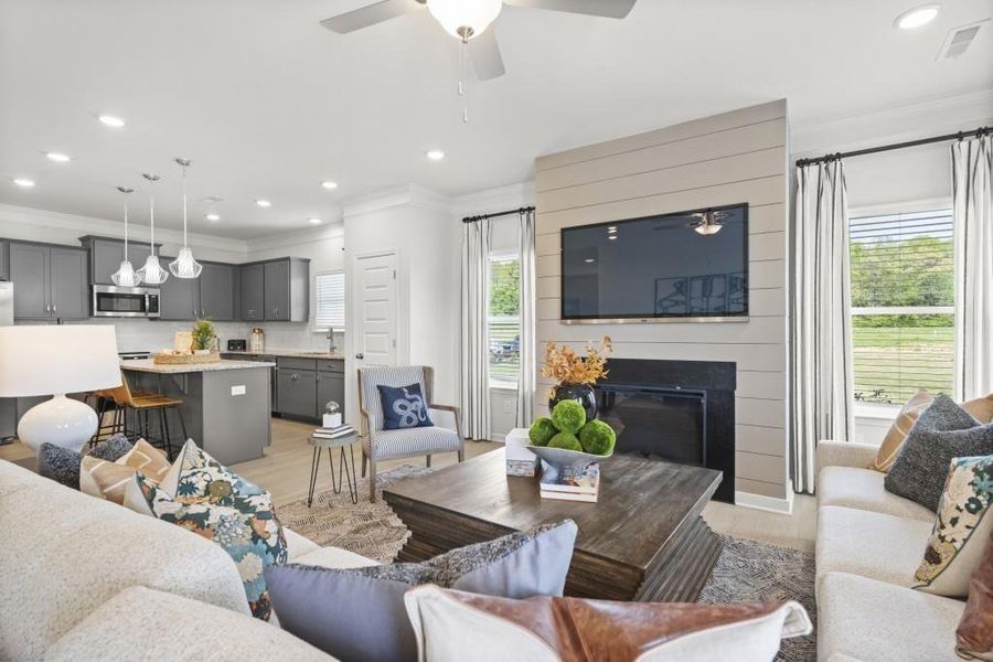 Furnished interior view inside a new home in North Haven, Rome (Image 6).