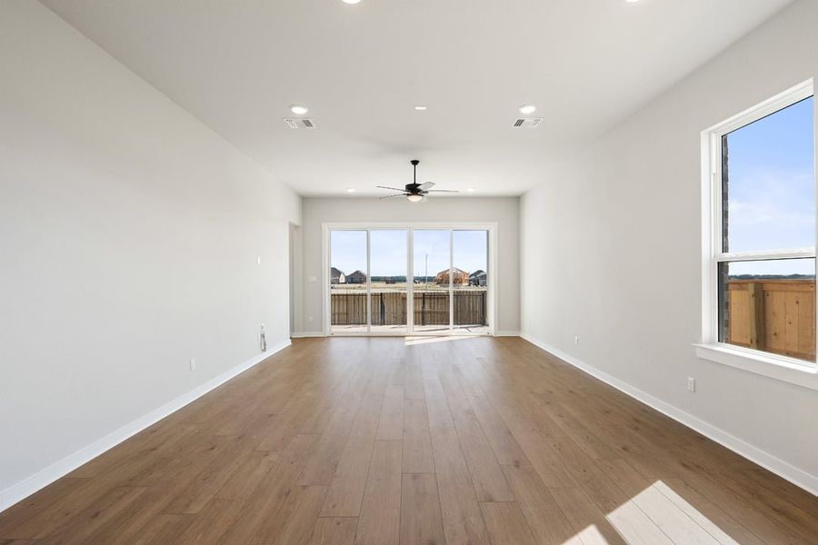 Spacious, unfurnished interior of a new home in Arbor Collection at Lariat, Liberty Hill (Image 24). Spacious, unfurnished interior of a new home in Arbor Collection at Lariat, Liberty Hill (Image 24).