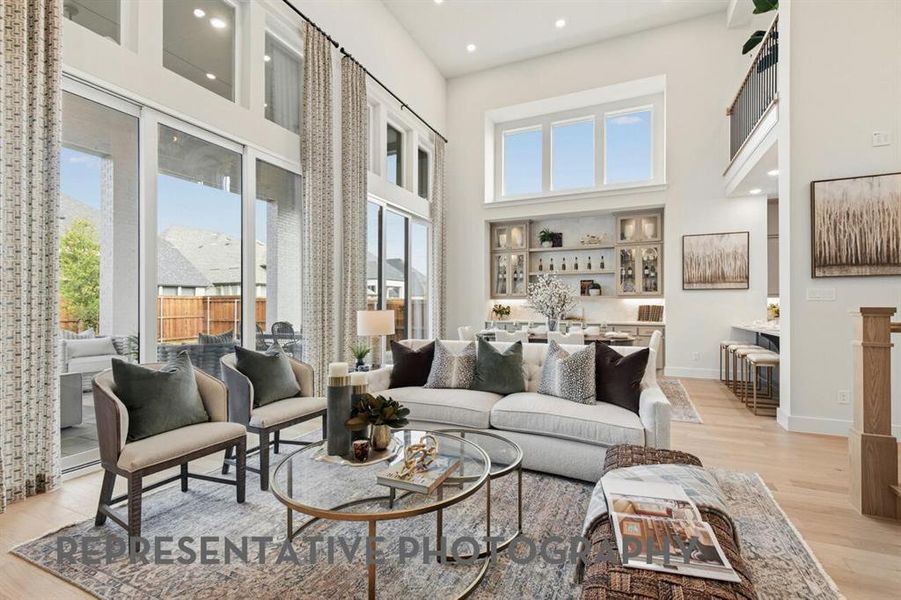 Furnished interior view inside a new home in Mosaic, Celina (Image 16).
