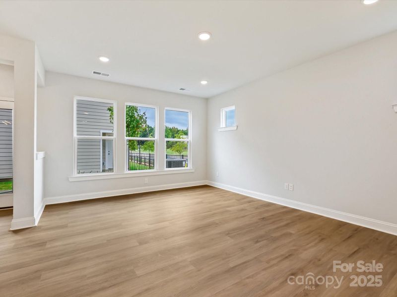Spacious, unfurnished interior of a new home in North Creek Village - Townhomes, Huntersville (Image 15). Spacious, unfurnished interior of a new home in North Creek Village - Townhomes, Huntersville (Image 15).