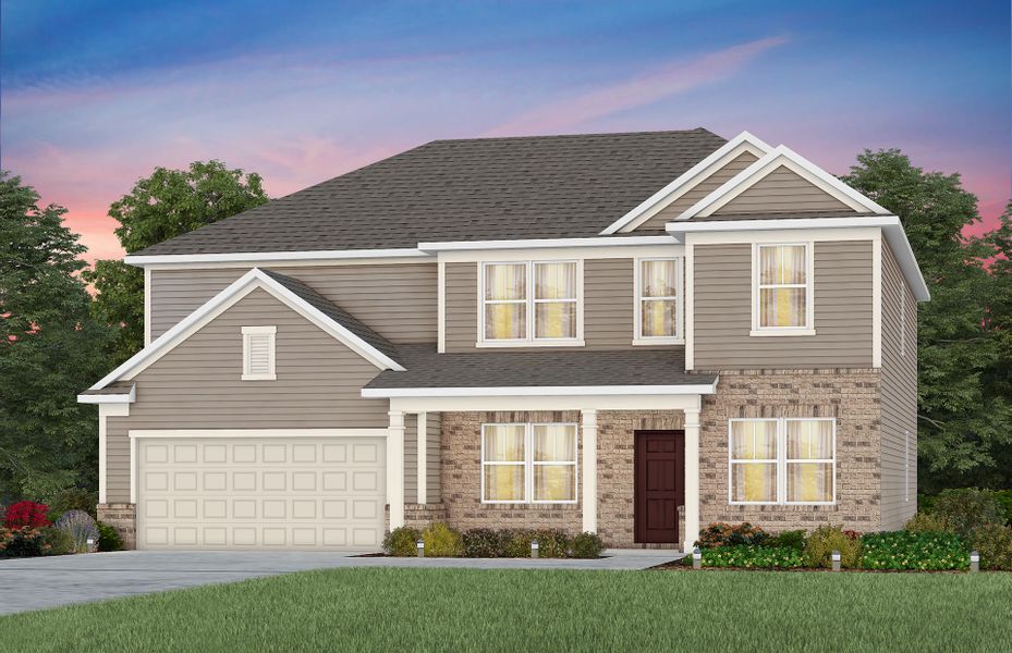 Representative exterior photo of a completed home built from the Frazier by Pulte Homes in Fishers Wood, Columbia, SC (Image 20).