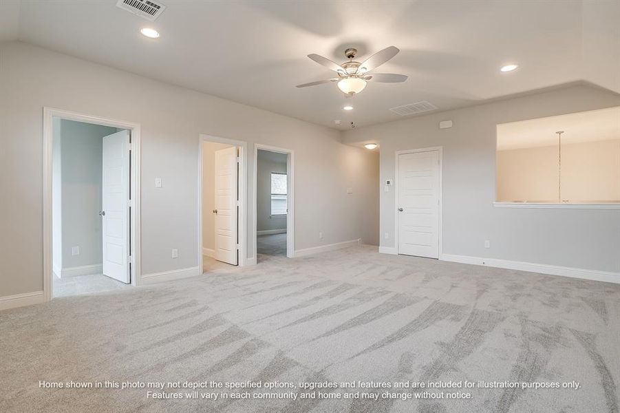 Spacious, unfurnished interior of a new home in Bull Hide Estates, Hewitt (Image 16). Spacious, unfurnished interior of a new home in Bull Hide Estates, Hewitt (Image 16).