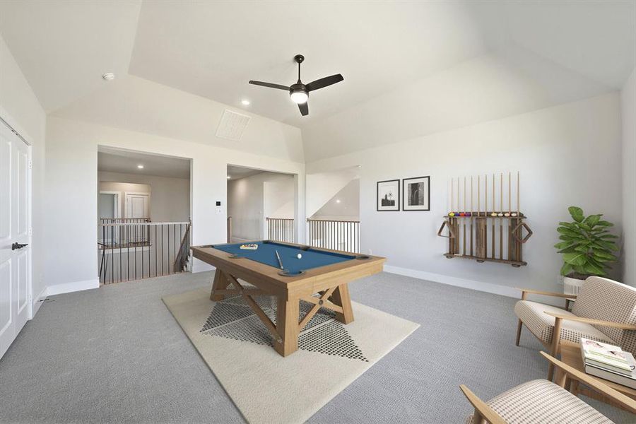 Furnished interior view inside a new home in , Prosper (Image 8).