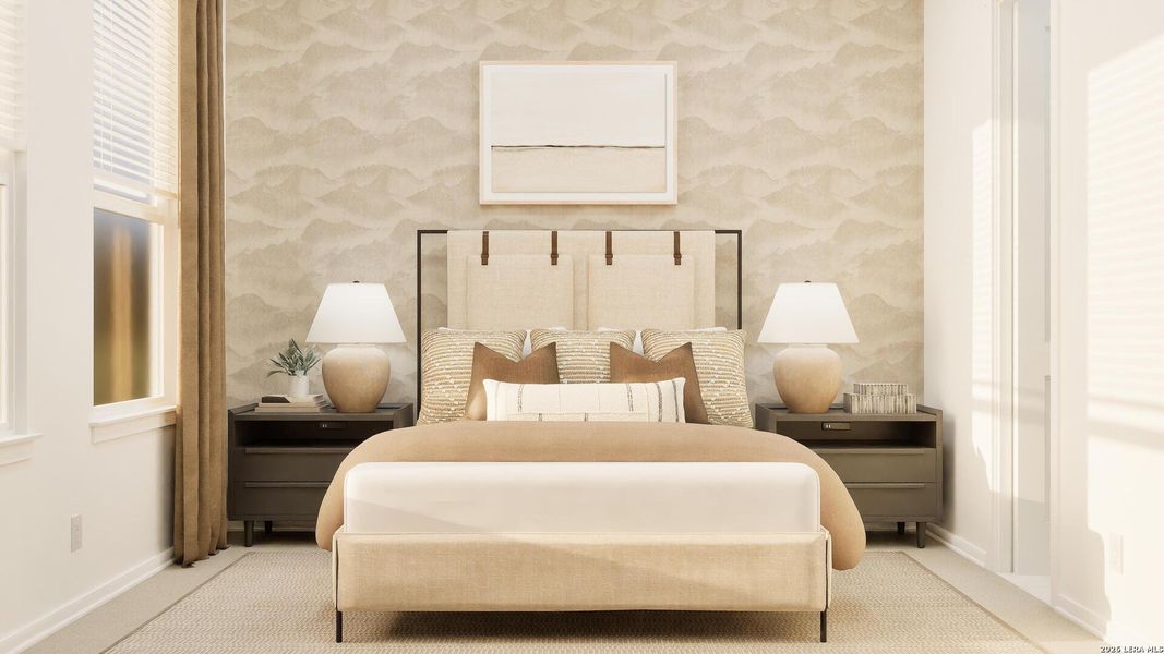 Furnished interior view inside a new home in Navarro Ranch, Seguin (Image 27).