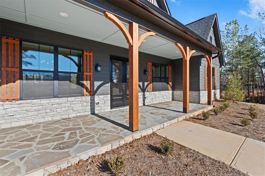 Exterior details and patio area of a home in , Bremen (Image 29). Exterior details and patio area of a home in , Bremen (Image 29).