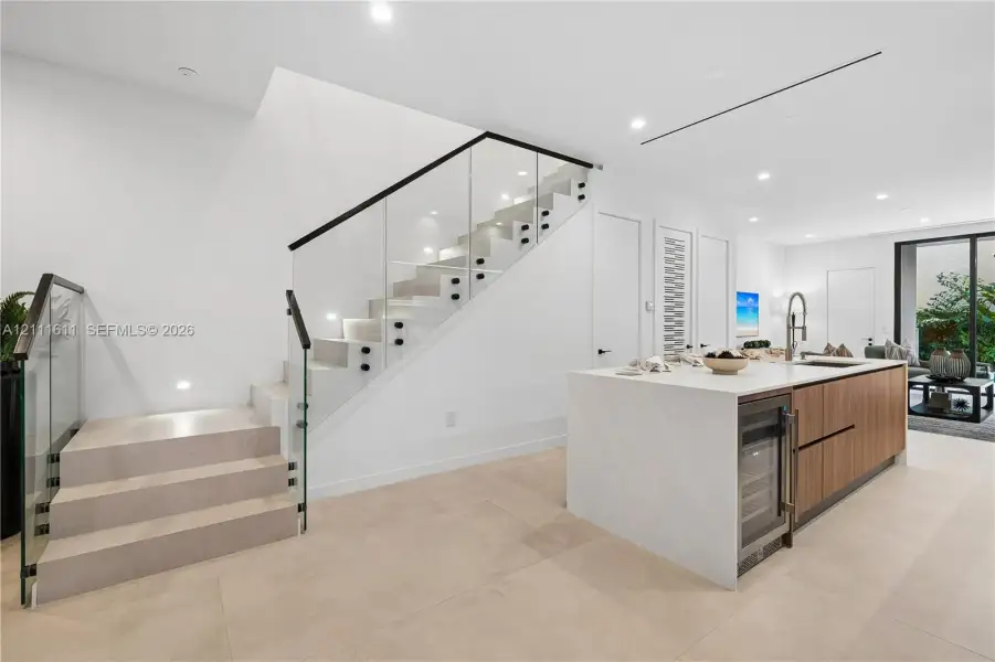 Furnished interior view inside a new home in , Miami (Image 11). Furnished interior view inside a new home in , Miami (Image 11).