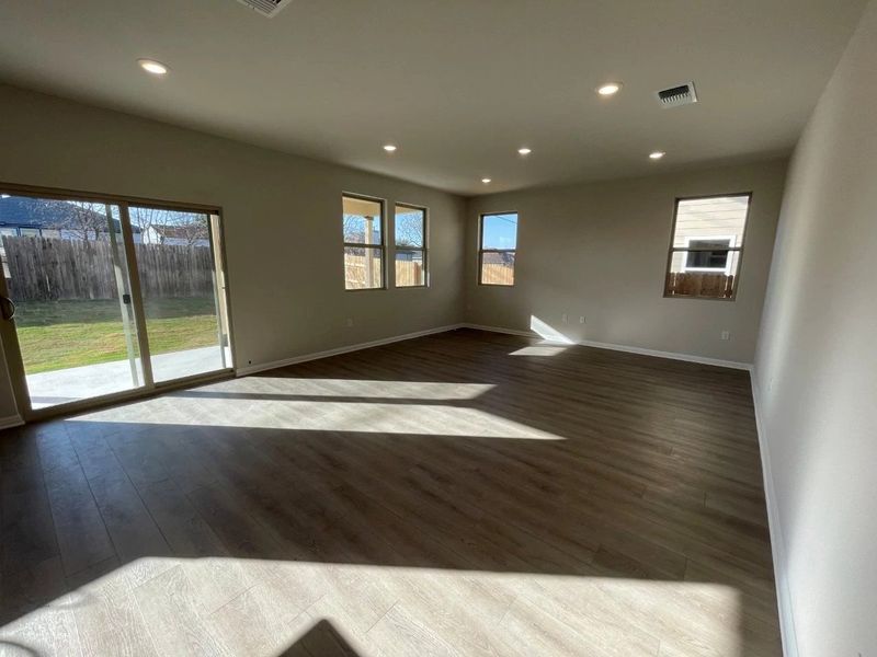 Dining Area & Family Room