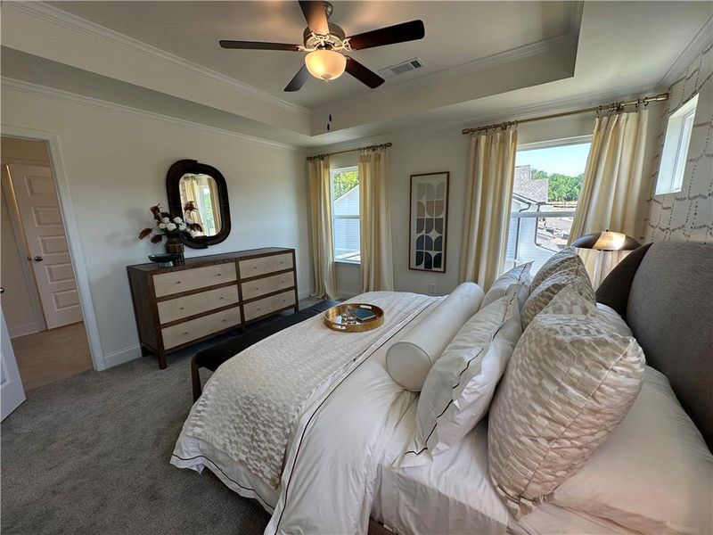 Furnished interior view inside a new home in Mulberry Summit, Flowery Branch (Image 8).