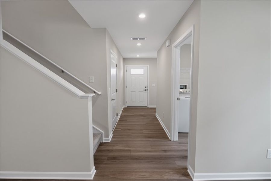 Spacious, unfurnished interior of a new home in Wren Woods 2-Story, Gray Court (Image 24).