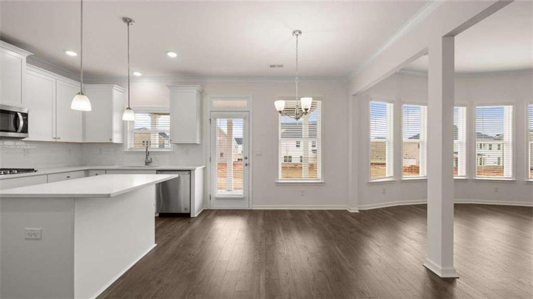 Spacious, unfurnished interior of a new home in The Gates at Pates Creek, Hampton (Image 40).
