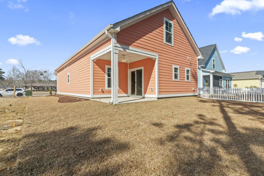 Exterior details and patio area of a home in White Oak Estates, Conway (Image 4).