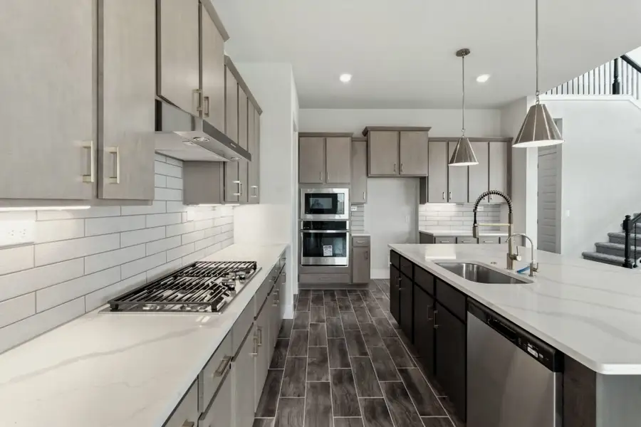 Furnished interior view inside a new home in Weltner Farms 60’s, New Braunfels (Image 7).