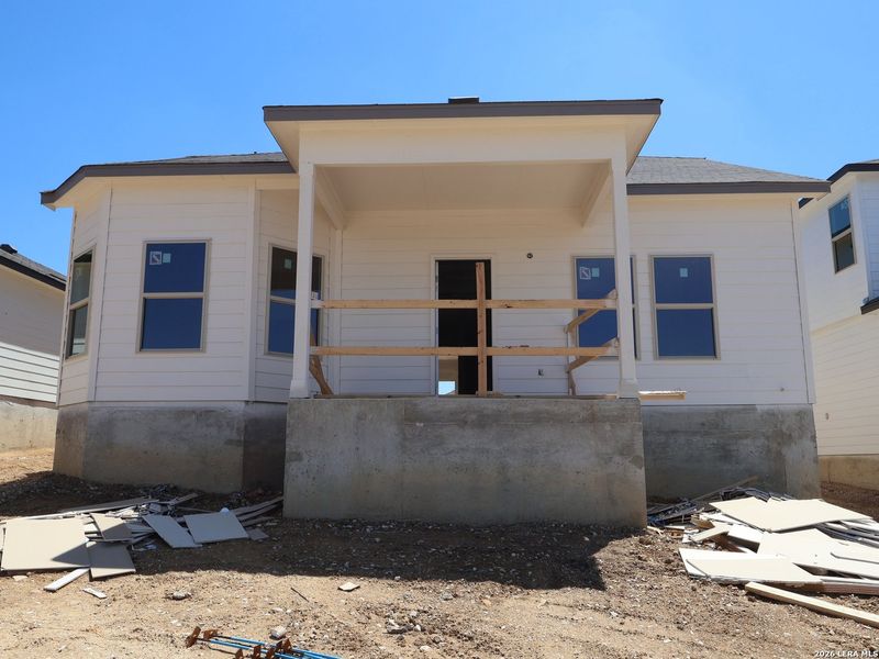 In-progress construction of a new home in Mesquite Ridge, San Antonio, TX (Image 37).