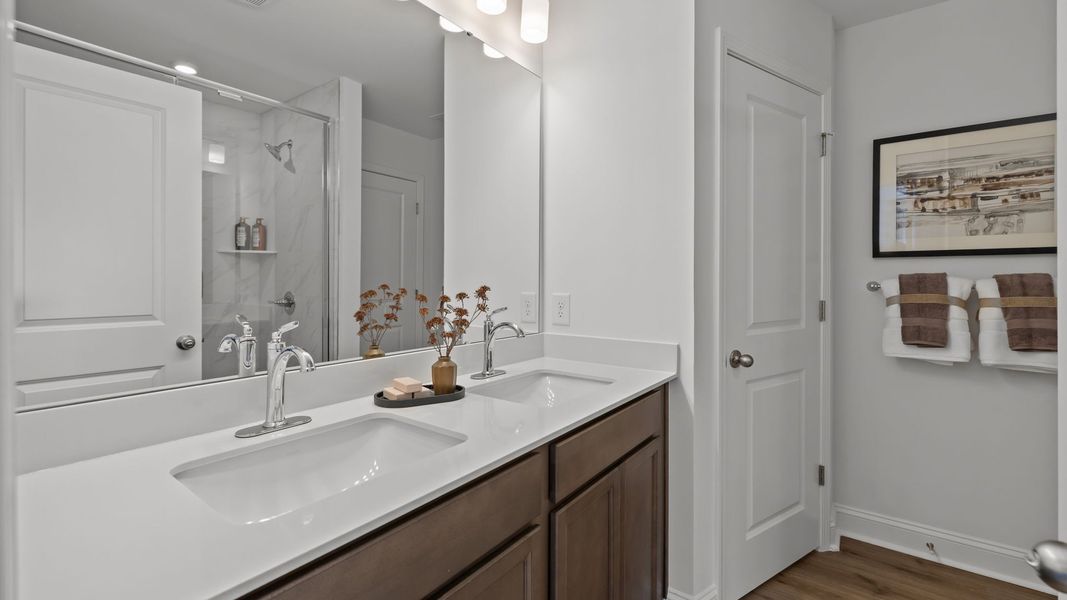 Furnished interior view inside a new home in Leigh Park, Charlotte (Image 7).