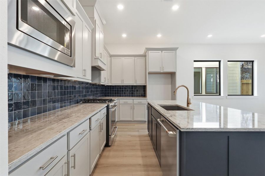 Furnished interior view inside a new home in Caywood Place, Houston (Image 6).