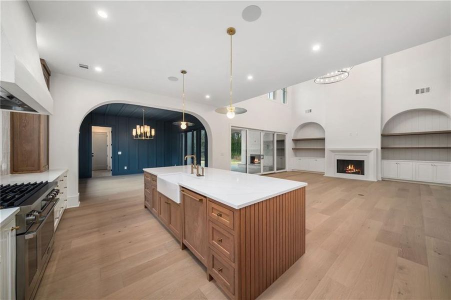 Furnished interior view inside a new home in , Roswell (Image 15).