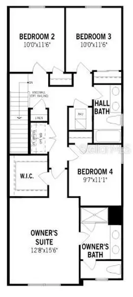 2D floor plan layout of this home in , Orlando, FL (Image 3).