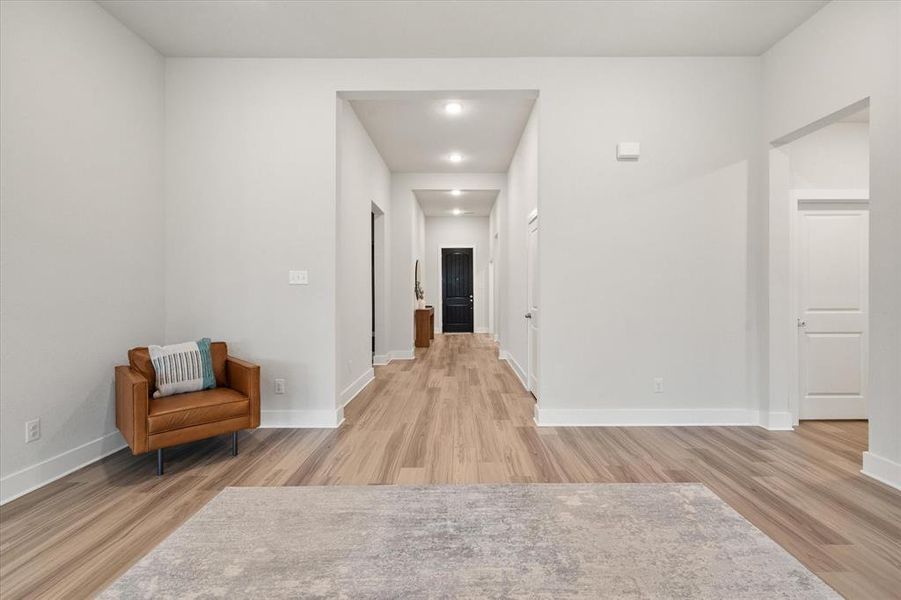 Spacious, unfurnished interior of a new home in Inspiration Collection at Bridgewater, Midlothian (Image 20).