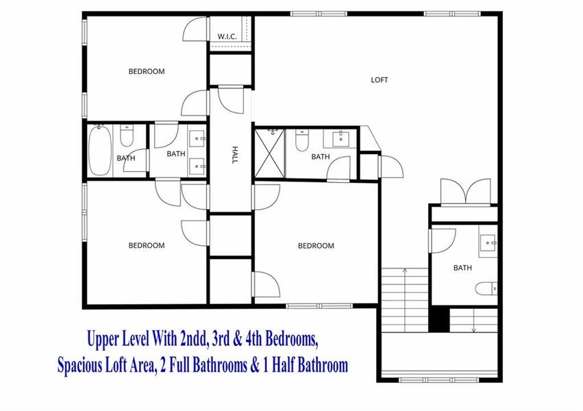 2D floor plan layout of this home in , Ball Ground, GA (Image 13).