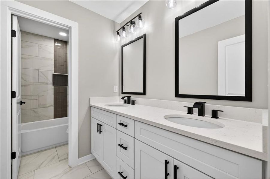 Furnished interior view inside a new home in , Hapeville (Image 27).