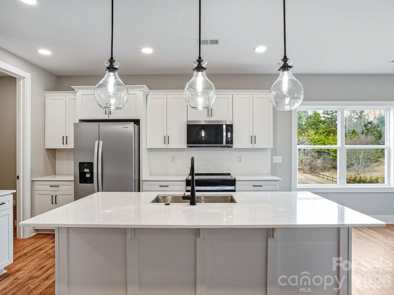 Furnished interior view inside a new home in , Weaverville (Image 16).