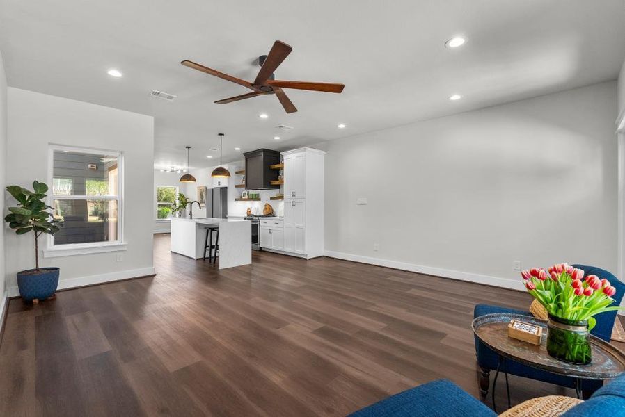 Furnished interior view inside a new home in , Dickinson (Image 11).