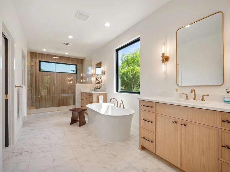 Furnished interior view inside a new home in , Dallas (Image 14). Furnished interior view inside a new home in , Dallas (Image 14).
