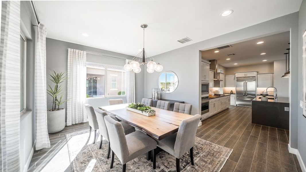 Furnished interior view inside a new home in Estrella, Goodyear (Image 23).